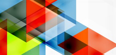 Geometrik soyut arkaplan, mozaik üçgen ve altıgen şekiller. İş veya teknoloji sunumu, İnternet posteri veya web broşürü kapağı, duvar kağıdı için modaya uygun soyut düzen şablonu