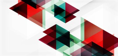Geometrik soyut arkaplan, mozaik üçgen ve altıgen şekiller. İş veya teknoloji sunumu, İnternet posteri veya web broşürü kapağı, duvar kağıdı için modaya uygun soyut düzen şablonu