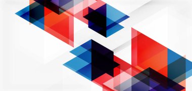 Geometrik soyut arkaplan, mozaik üçgen ve altıgen şekiller. İş veya teknoloji sunumu, İnternet posteri veya web broşürü kapağı, duvar kağıdı için modaya uygun soyut düzen şablonu