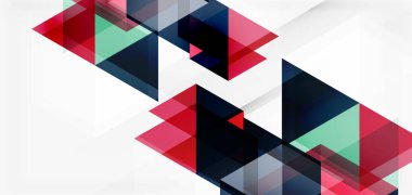 Geometrik soyut arkaplan, mozaik üçgen ve altıgen şekiller. İş veya teknoloji sunumu, İnternet posteri veya web broşürü kapağı, duvar kağıdı için modaya uygun soyut düzen şablonu