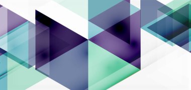Geometrik soyut arkaplan, mozaik üçgen ve altıgen şekiller. İş veya teknoloji sunumu, İnternet posteri veya web broşürü kapağı, duvar kağıdı için modaya uygun soyut düzen şablonu