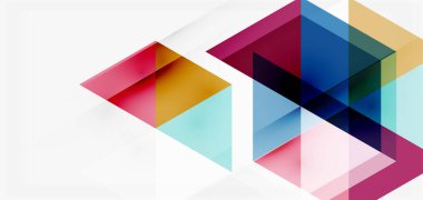 Geometrik soyut arkaplan, mozaik üçgen ve altıgen şekiller. İş veya teknoloji sunumu, İnternet posteri veya web broşürü kapağı, duvar kağıdı için modaya uygun soyut düzen şablonu