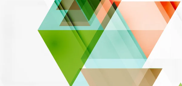 Fondo abstracto geométrico, formas de triángulo de mosaico y hexágono. Plantilla de diseño abstracto de moda para presentación de negocios o tecnología, póster de Internet o portada de folleto web, papel pintado — Archivo Imágenes Vectoriales