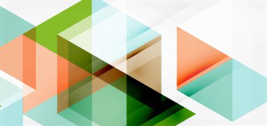 Geometrik soyut arkaplan, mozaik üçgen ve altıgen şekiller. İş veya teknoloji sunumu, İnternet posteri veya web broşürü kapağı, duvar kağıdı için modaya uygun soyut düzen şablonu