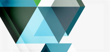 Geometrik soyut arkaplan, mozaik üçgen ve altıgen şekiller. İş veya teknoloji sunumu, İnternet posteri veya web broşürü kapağı, duvar kağıdı için modaya uygun soyut düzen şablonu