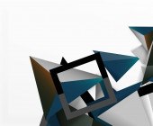 Abstrakter Hintergrund, Mosaik-3D-Dreiecke Komposition, Low-Poly-Design. Vektor-Illustration für Tapeten, Banner, Hintergrund, Karte, Buchillustration, Landing Page