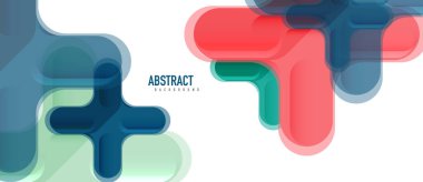 Parlak renkli plastik stil çapraz kompozisyonu, x şekli tasarımı, tekno geometrik modern soyut arkaplan. Moda soyut yerleşim şablonu