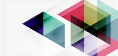 Geometrik soyut arkaplan, mozaik üçgen ve altıgen şekiller. İş veya teknoloji sunumu, İnternet posteri veya web broşürü kapağı, duvar kağıdı için modaya uygun soyut düzen şablonu