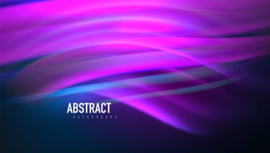 Yaratıcı sıvı dalga çizgileri soyut arkaplan. İş veya teknoloji sunumu, İnternet posteri veya web broşürü kapağı, duvar kağıdı için modaya uygun soyut düzen şablonu