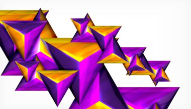 Üçgen geometrik vektör soyut arka plan