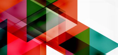 Geometrik soyut arkaplan, mozaik üçgen ve altıgen şekiller. İş veya teknoloji sunumu, İnternet posteri veya web broşürü kapağı, duvar kağıdı için modaya uygun soyut düzen şablonu