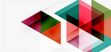 Geometrik soyut arkaplan, mozaik üçgen ve altıgen şekiller. İş veya teknoloji sunumu, İnternet posteri veya web broşürü kapağı, duvar kağıdı için modaya uygun soyut düzen şablonu
