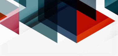 Geometrik soyut arkaplan, mozaik üçgen ve altıgen şekiller. İş veya teknoloji sunumu, İnternet posteri veya web broşürü kapağı, duvar kağıdı için modaya uygun soyut düzen şablonu