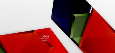 Metal parlak geometrik şekiller ve üç boyutlu efekt bileşimi. Duvar kağıdı, bayrak, arkaplan, kart, kitap illüstrasyonu, iniş sayfası için tekno fütüristik vektör soyut arkaplan