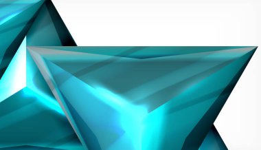 Üçgen geometrik vektör soyut arka plan