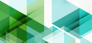 Geometrik soyut arkaplan, mozaik üçgen ve altıgen şekiller. İş veya teknoloji sunumu, İnternet posteri veya web broşürü kapağı, duvar kağıdı için modaya uygun soyut düzen şablonu