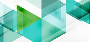 Geometrik soyut arkaplan, mozaik üçgen ve altıgen şekiller. İş veya teknoloji sunumu, İnternet posteri veya web broşürü kapağı, duvar kağıdı için modaya uygun soyut düzen şablonu
