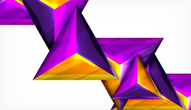 Üçgen geometrik vektör soyut arka plan