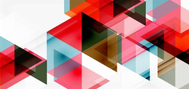 Geometrik soyut arkaplan, mozaik üçgen ve altıgen şekiller. İş veya teknoloji sunumu, İnternet posteri veya web broşürü kapağı, duvar kağıdı için modaya uygun soyut düzen şablonu