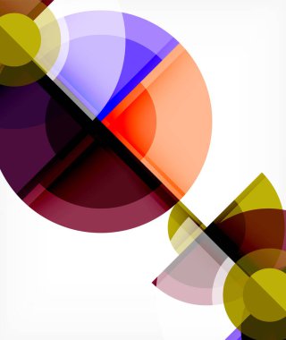 Soyut arkaplan, daire ve üçgen dizaynı üst üste binen şekiller. Geometrik modaya uygun şablon. Duvar Kağıdı, Sancak, Arkaplan, Kart, Kitap İllüstrasyonu, İniş Sayfası