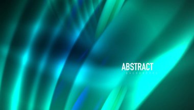 Yaratıcı sıvı dalga çizgileri soyut arkaplan. İş veya teknoloji sunumu, İnternet posteri veya web broşürü kapağı, duvar kağıdı için modaya uygun soyut düzen şablonu