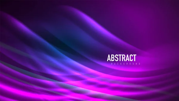 Creative fluid wave lines abstract background. Trendy abstract layout template for business or technology presentation, internet poster or web brochure cover, wallpaper — Stock Vector