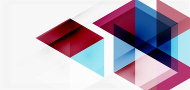 Geometrik soyut arkaplan, mozaik üçgen ve altıgen şekiller. İş veya teknoloji sunumu, İnternet posteri veya web broşürü kapağı, duvar kağıdı için modaya uygun soyut düzen şablonu