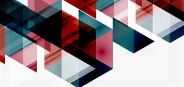 Geometrik soyut arkaplan, mozaik üçgen ve altıgen şekiller. İş veya teknoloji sunumu, İnternet posteri veya web broşürü kapağı, duvar kağıdı için modaya uygun soyut düzen şablonu