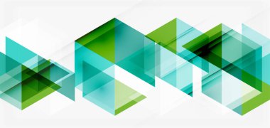Geometrik soyut arkaplan, mozaik üçgen ve altıgen şekiller. İş veya teknoloji sunumu, İnternet posteri veya web broşürü kapağı, duvar kağıdı için modaya uygun soyut düzen şablonu