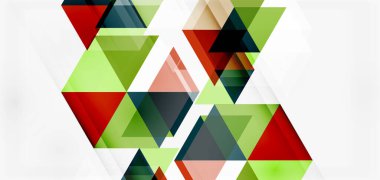 Geometrik soyut arkaplan, mozaik üçgen ve altıgen şekiller. İş veya teknoloji sunumu, İnternet posteri veya web broşürü kapağı, duvar kağıdı için modaya uygun soyut düzen şablonu