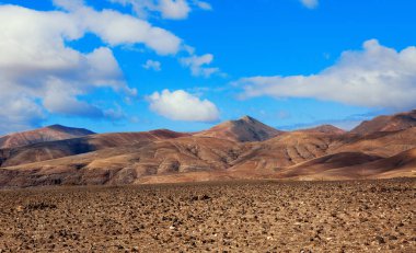 Los ajaches, Kanarya Adaları, Lanzarote, İspanya manzara