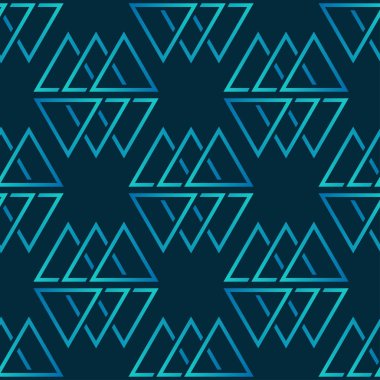 Sorunsuz vektör desen üçgen ile