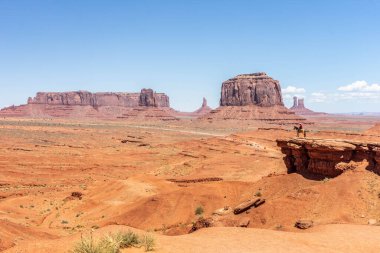 Monument Valley, ABD 'de çöl kanyonu.