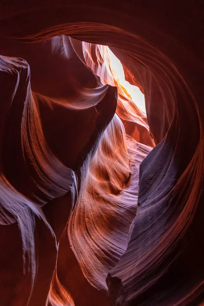 Antelope Canyon Terra Navajo Pagina Arizona — Foto Stock