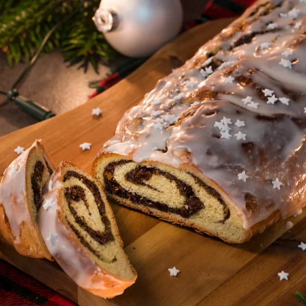 Poppy Cake Close — Stock Photo, Image