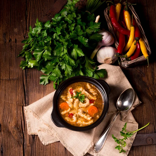 Polieren Flaczki Aus Nächster Nähe — Stockfoto