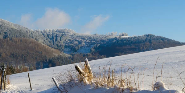 sauerland Dağı kış görünümü