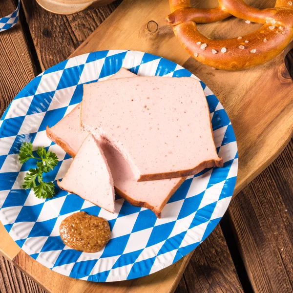 可口的巴伐利亚肉饼 — 图库照片