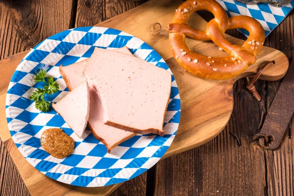 Pyszne bawarskie meatloaf — Zdjęcie stockowe