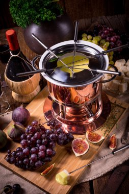 Meyve fondü için malzemeler