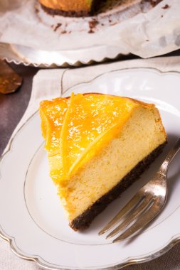 Balkabaklı cheesecake