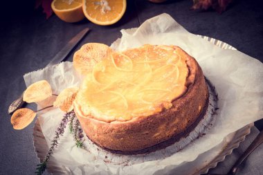 Balkabaklı cheesecake