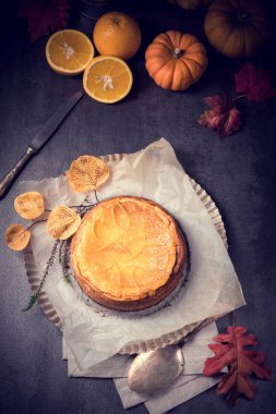 Balkabaklı cheesecake