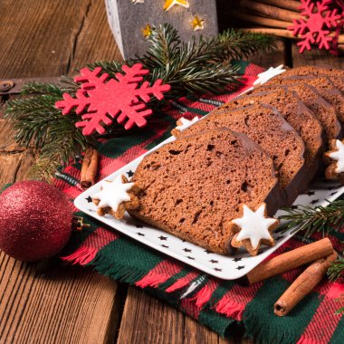 Gingerbread beyaz tepsi