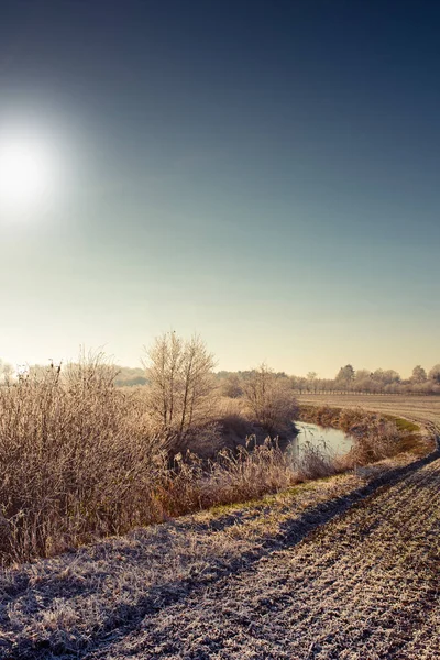 East Frisia in winter — Stock Photo, Image