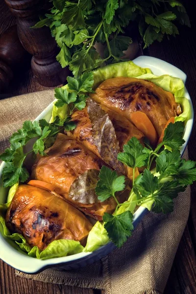 Homemade cabbage dish — Stock Photo, Image