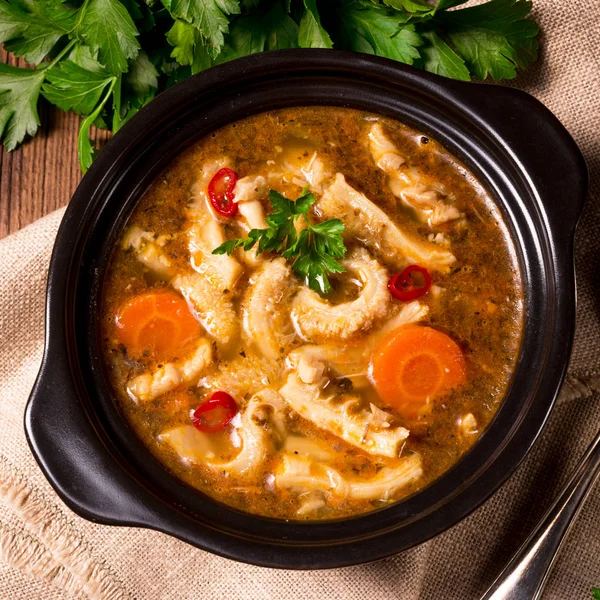 Традиционный суп — стоковое фото