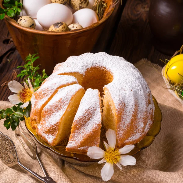 Doce bolo de Páscoa — Fotografia de Stock