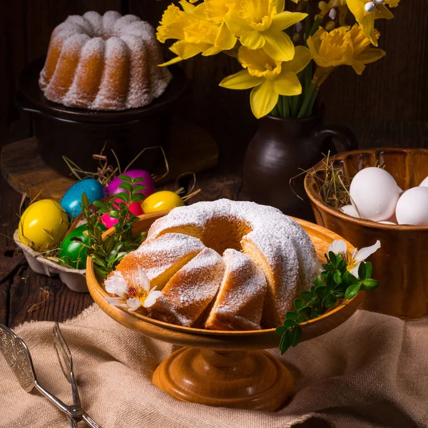 Decorated Easter cake — Stock Photo, Image
