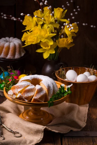 Gâteau de Pâques décoré — Photo